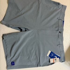 Guy Harvey Light Blue Flat Front Shorts